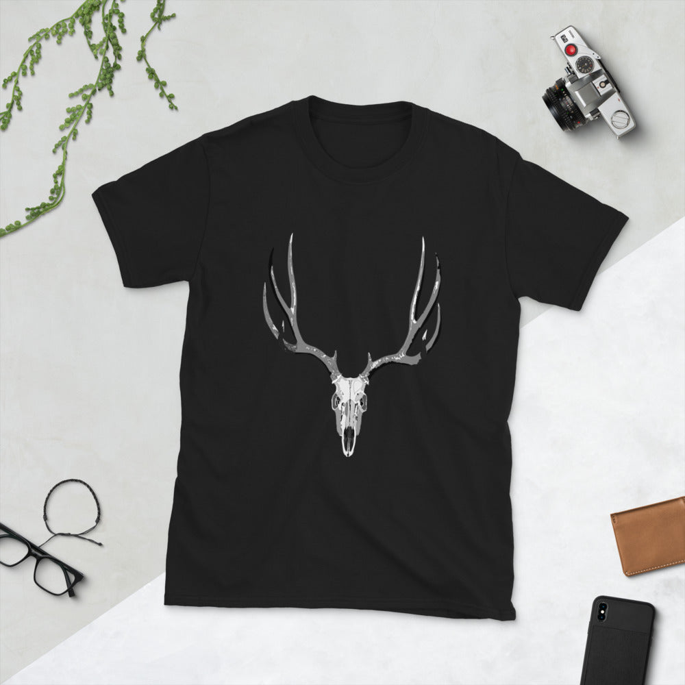 Mule Deer skull low cost T-Shirt