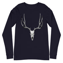 Load image into Gallery viewer, Mule Deer Skull Long Sleeve Tee
