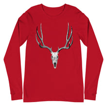 Load image into Gallery viewer, Mule Deer Skull Long Sleeve Tee
