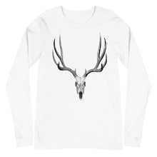 Load image into Gallery viewer, Mule Deer Skull Long Sleeve Tee
