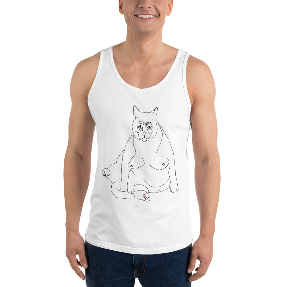 Fat cat Tank Top