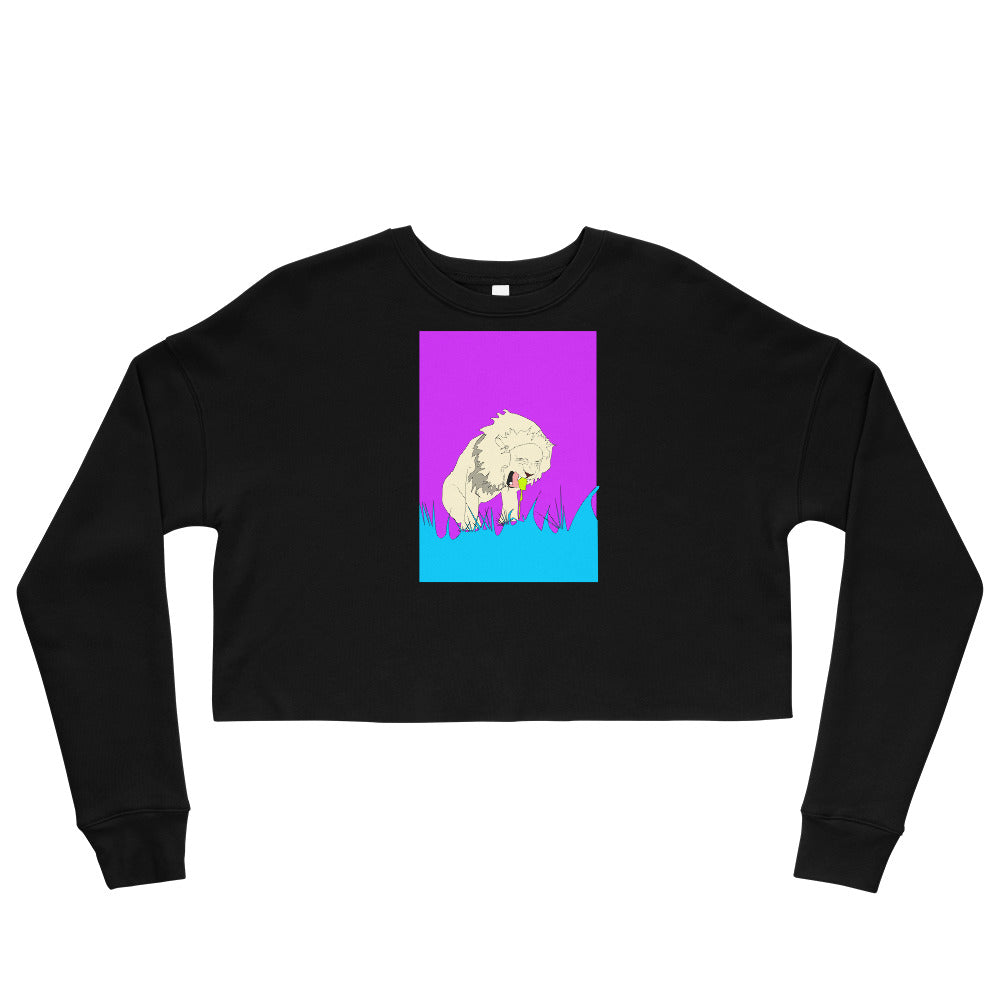 Cropped Lion Barf Sweatshirt